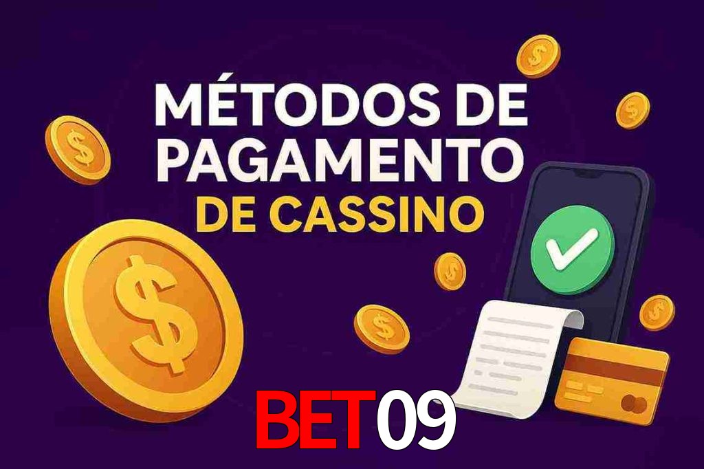 Métodos de Pagamento no bet09