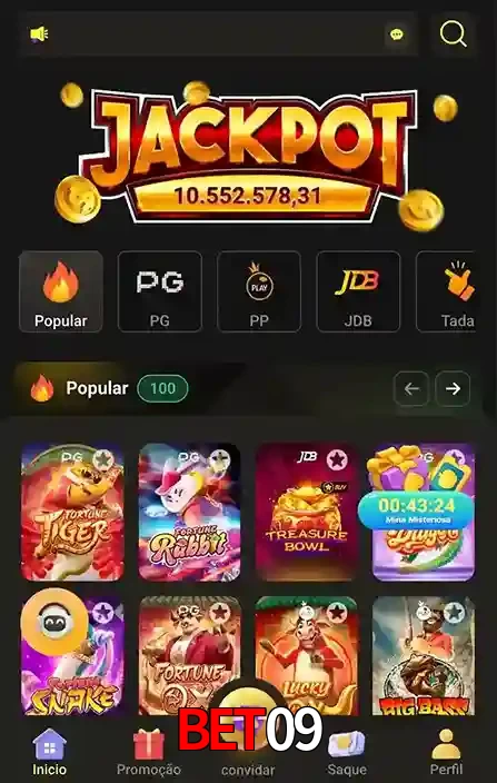 Promoções Especiais no bet09 App